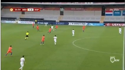 Tenas A. Own Goal HD - Netherlands U17 2-0 Spain U17 08.05.2018