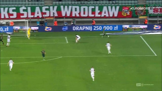 1-0 Michał Chrapek Goal Poland Ekstraklasa - 08.05.2018 Slask Wroclaw 1-0 Pogon Szczecin