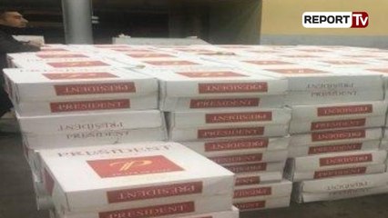Report TV - Bllokohen në Durrës 3 mln  paketa cigare kontrabandë