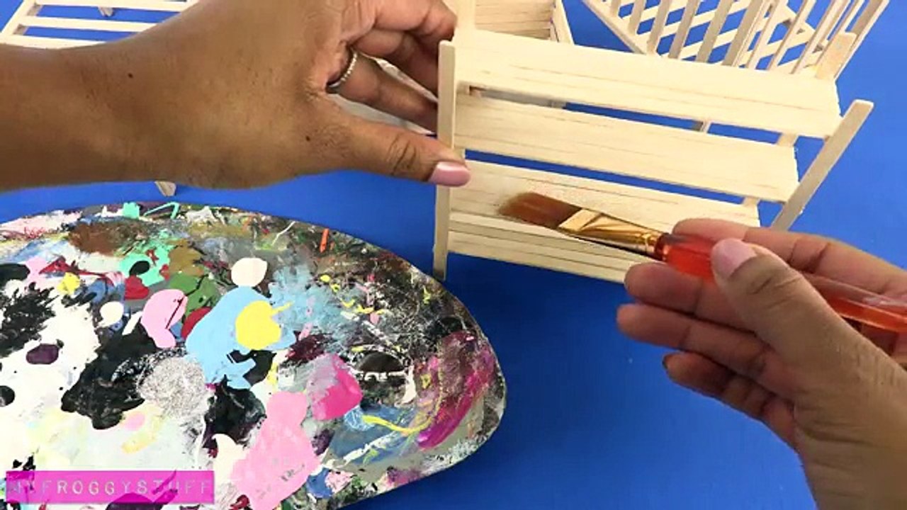 DIY - How to Make: Baby Doll Crib - Handmade - Furniture -Craft - 4K