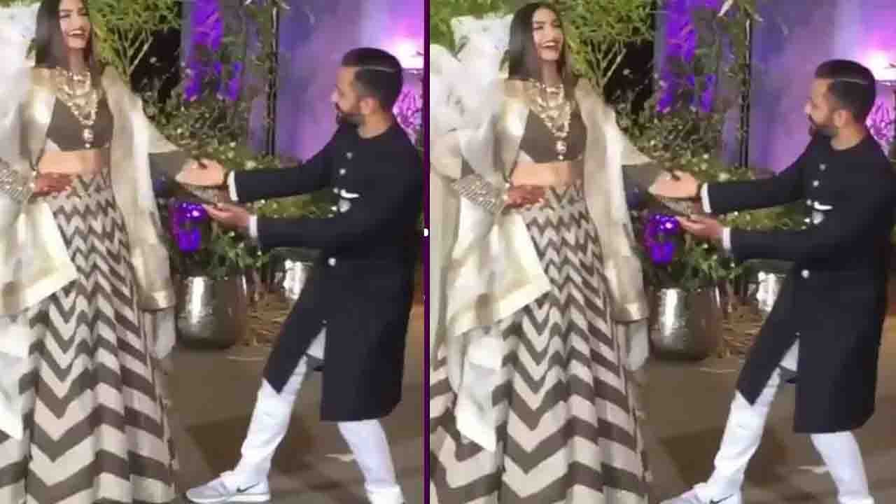 Sonam Kapoor को Reception में देख खुशी से उछल पड़े Anand Ahuja , Watch Video | BoldSky