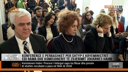 Hahn-Rama, konferencë për mediat