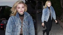 Chloe Grace Moretz keeps it casual as she goes out for sushi solo following her split from Brooklyn Beckham