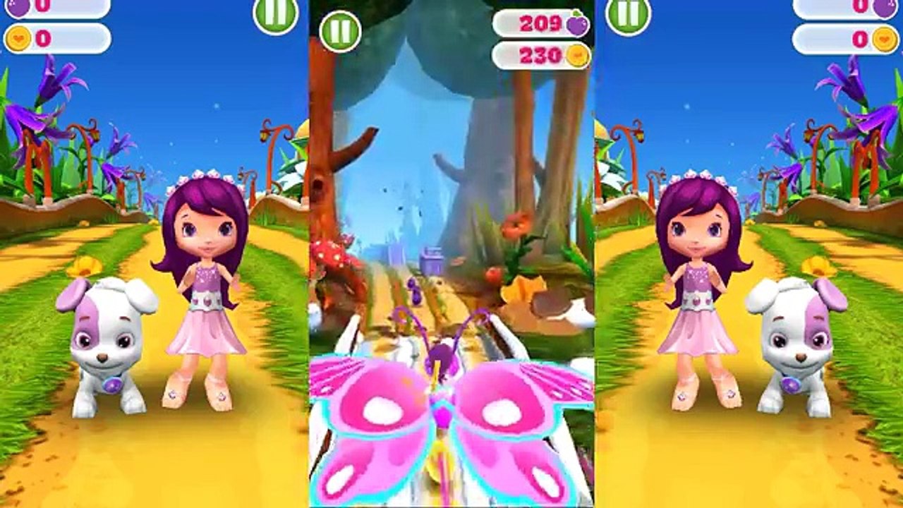 Strawberry Shortcake Berry Rush Plum Pudding with DOG Gameplay makeover for kid. Ep.32