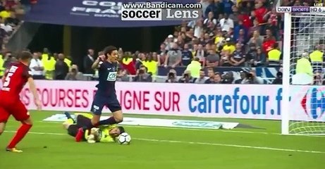 Edinson Cavani Penalty Goal HD - Les Herbiers 0-2 PSG 08.05.2018