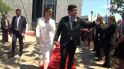 Carlos Alvarado asumió presidencia de Costa Rica