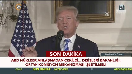Trump'tan flaş açıklama