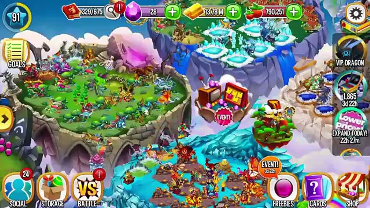 Dragon City Gameplay | Hatching Dragam Dragon, Got Tribal Dragon & Aquamarine Dragon From Breeding