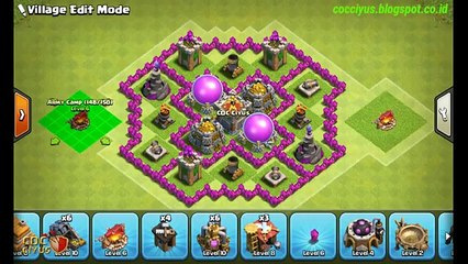 Tải video: Clash of Clans - TH6 Defense | CoC Town Hall 6 Farming Base Layout Defense Strategy