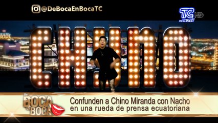 Escándalo en plena rueda de prensa, confundieron al Chino Miranda con su ex compañero Nacho