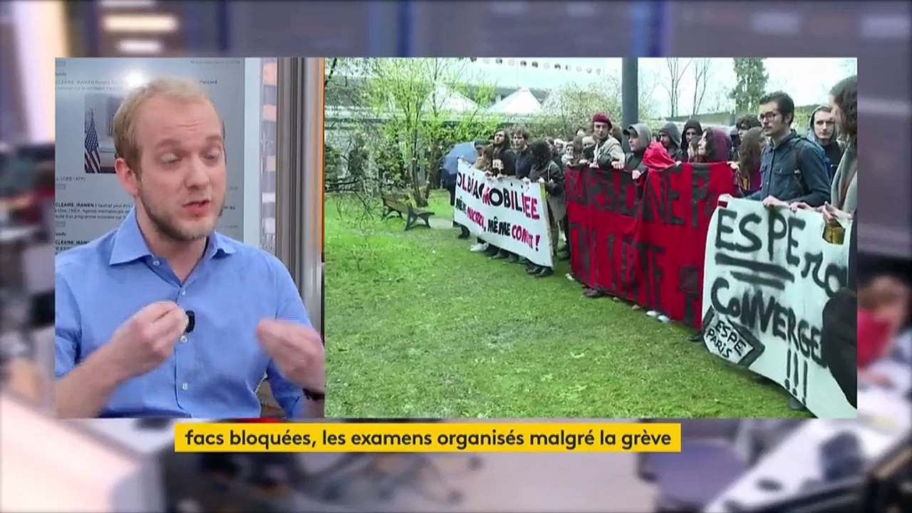 Jimmy Losfeld : " Il y a un ras-le-bol global des étudiants qui sont majoritairement contre les blocages "