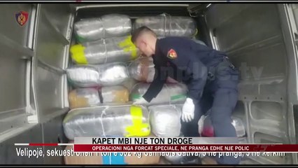 Kapet 1.5 tonë drogë në Velipojë - News, Lajme - Vizion Plus
