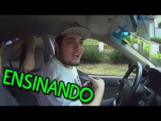 O LUIZ ENSINANDO-ME A DIRIGIR! xD