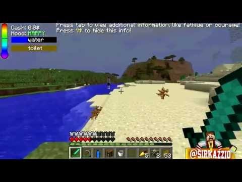 Minecraft: MOD SUPER REALISTA! GANHEI DO LUIZ?! - CONTRA UM #2 (Realistic Mod)