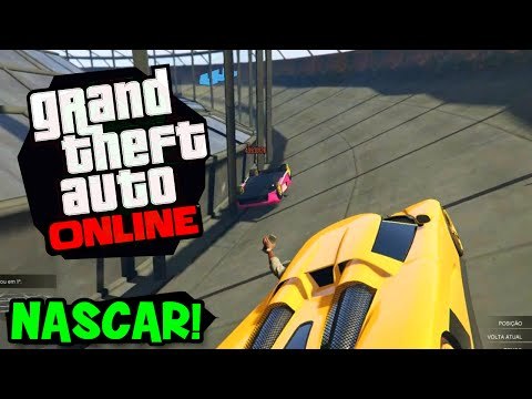 A CORRIDA DE NASCAR MAIS TROLL DE TODAS!! xD - GTA V Online (PC)