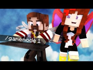 Minecraft: EXPLORADORES #28 - USANDO GAMEMODE PARA VOAR?! :O