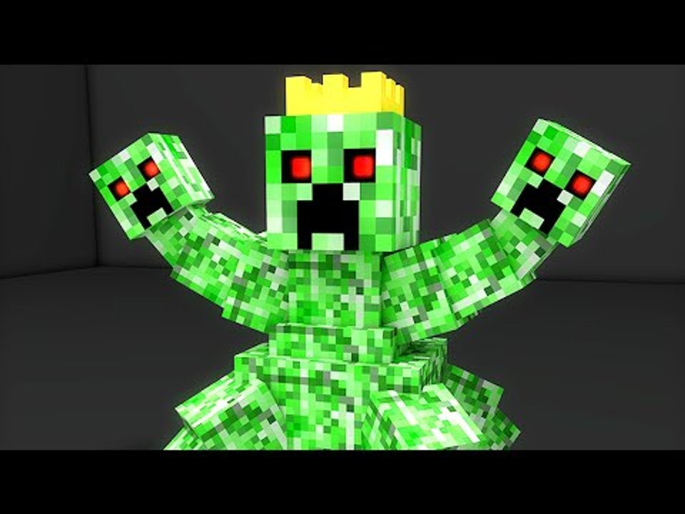 Minecraft: MONTANHA RUSSA DO REI CREEPER! SUPER ÉPICA!! (Creeper Roller Coaster)