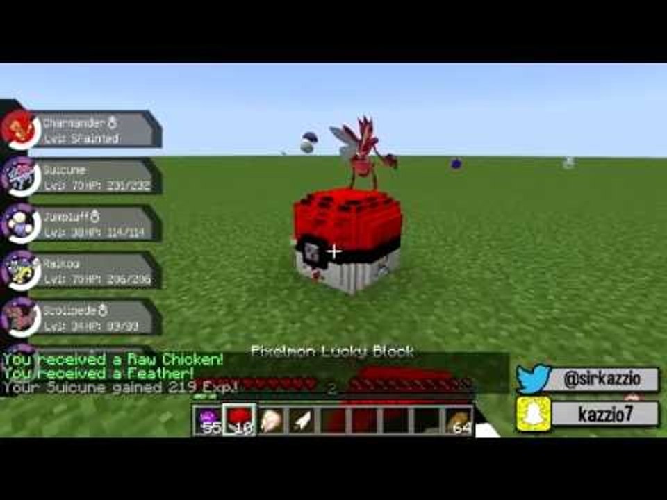 Minecraft : LUCKY PIXELMON - OS PODEROSOS CÃES LENDÁRIOS !!