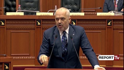 Report TV - Përmbytjet, Rama opozitës: Morët groshët dhe orizin, po çizmet ç’i deshët?