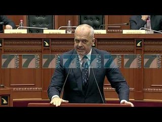 RAMA PERPLASET ME BERISHEN NE PARLAMENT PER KRIMIN - News, Lajme - Kanali 11