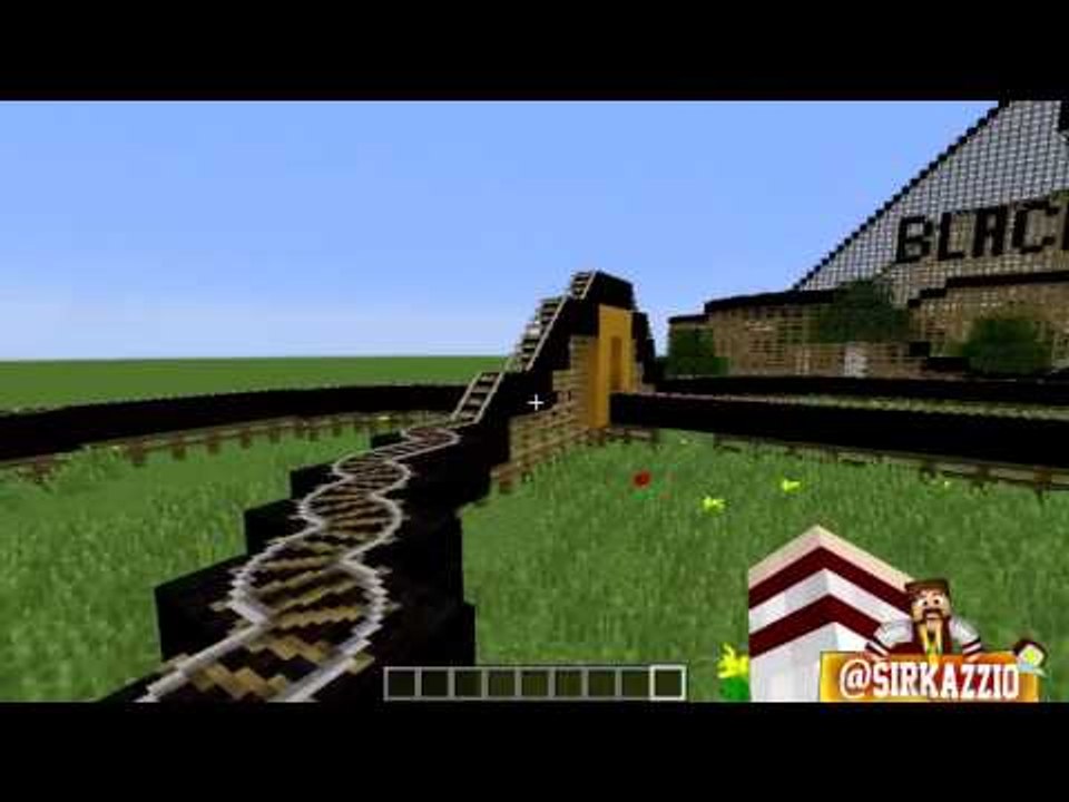 Minecraft: A MONTANHA RUSSA DOS GATOS!! (The Black Cat Roller Coaster)
