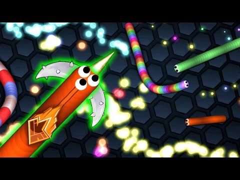 Slither.io - NOVA MINHOCA COM MAIS BOOST DO JOGO ! ( Slither New Snake)