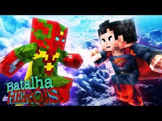 Minecraft : VISÃO vs SUPERMAN - BATALHA DE HERÓI