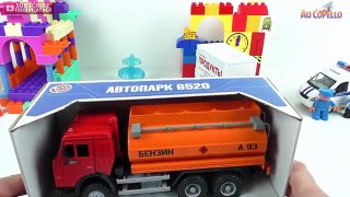 Игрушечные машины Бензовоз - Play Car Truck toy videos for kids