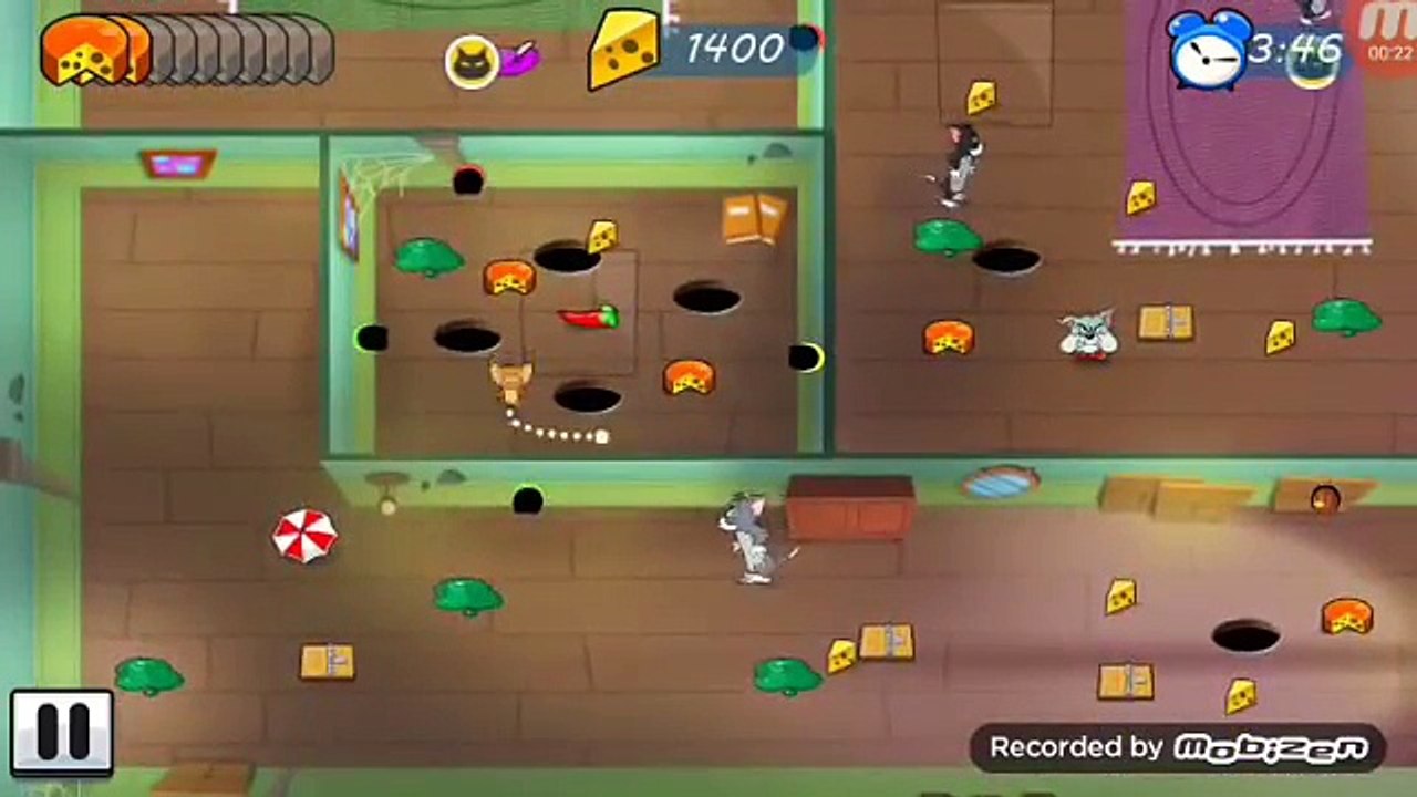 Android game Tom and Jerry:mouse maze level 6 attic B 6~10