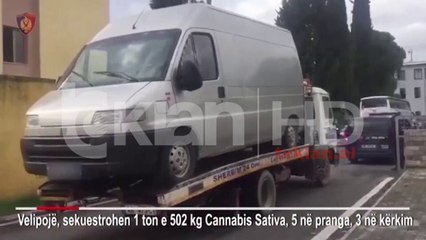 Një telefonate zbuloi 1.5 ton hashash ne Vilun