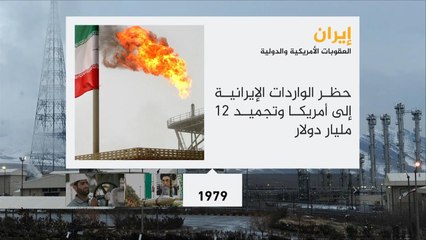 أبرز العقوبات على إيران منذ عام 1979
