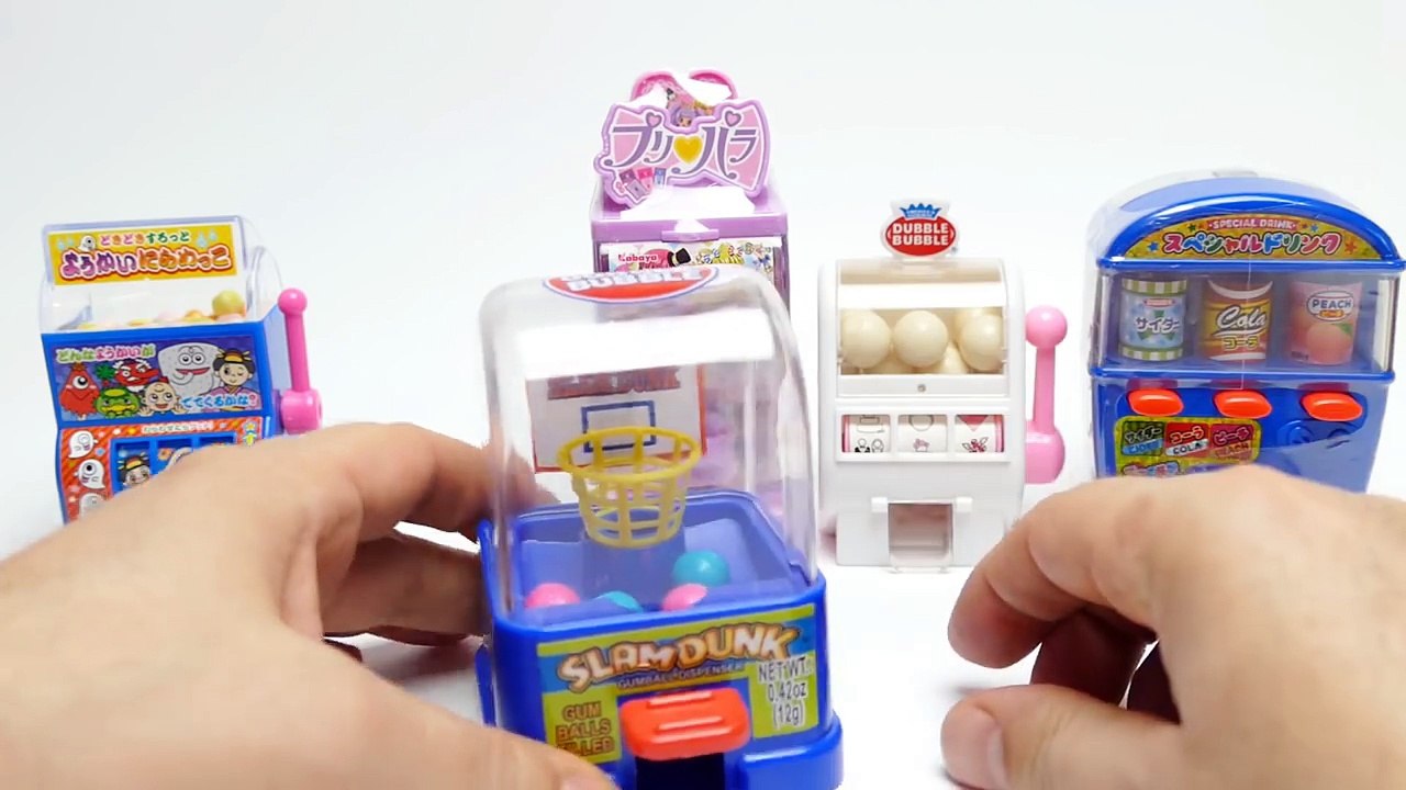 Coin Gumball Machine Collection - Dubble Bubble, Basketball & Vendor Coin Banks