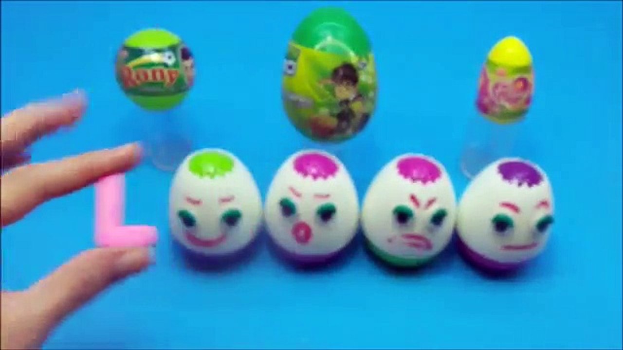 Ben10 SURPRISE EGG! Lesson L by Play Doh House and Surprise Eggs