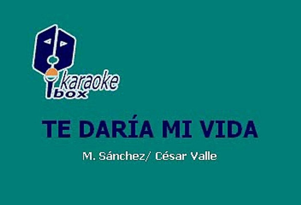 Paulina Rubio - Te Daría Mi Vida (Karaoke)