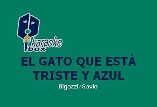 Roberto Carlos - El gato que esta triste y azul (Karaoke)