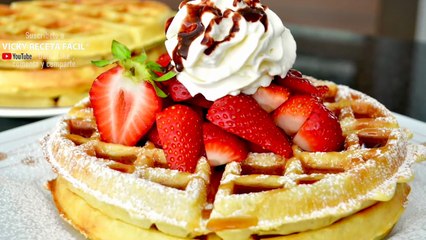 WAFFLES | Vicky Receta Facil