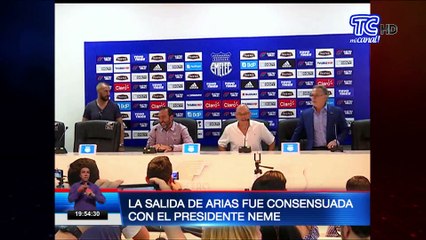 Alfredo Arias se va del Emelec tras mútuo acuerdo