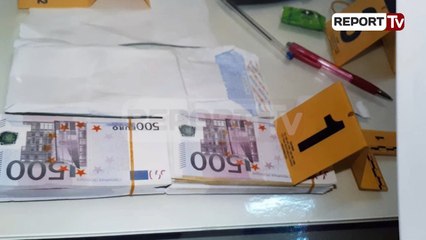 Report TV - Tiranë, mashtruan kambistët me 140 mijë euro false, Report Tv siguron fotot