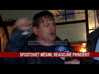 SPOSTOHET MËSIMI, REAGOJNË PRINDËRIT