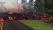 Lava Bursts From Fissures in Leilani Estates, Hawaii
