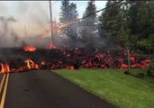 Lava Bursts From Fissures in Leilani Estates, Hawaii