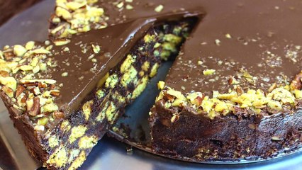 CHOCOLATE BISCUIT CAKE *COOK WITH FAIZA*