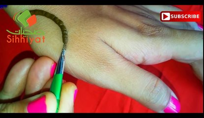 أسهل طريقة لتتعلمي النقش بالحناء