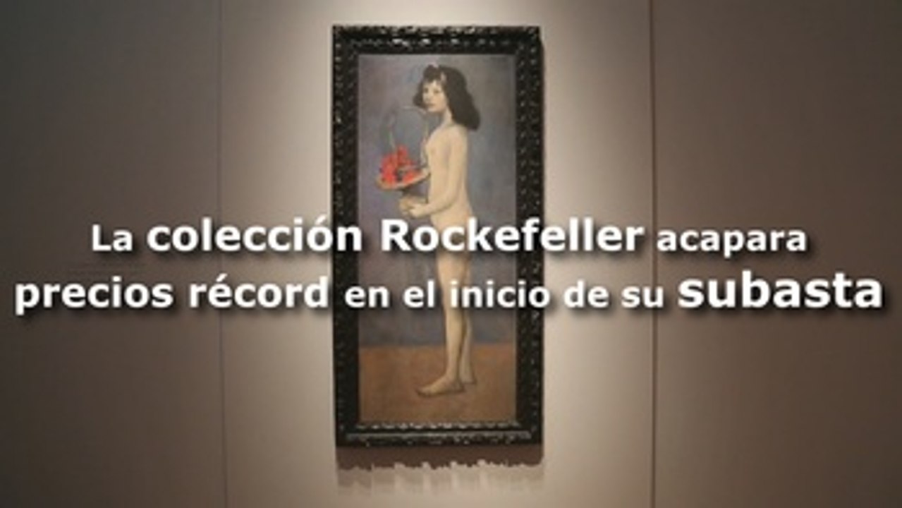 La colección Rockefeller acapara precios récord en el inicio de su subasta