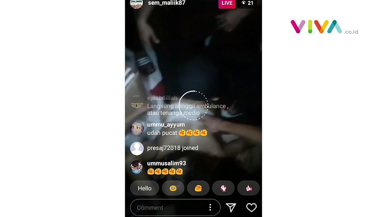 Live Instagram Situasi Kerusuhan di Mako Brimob