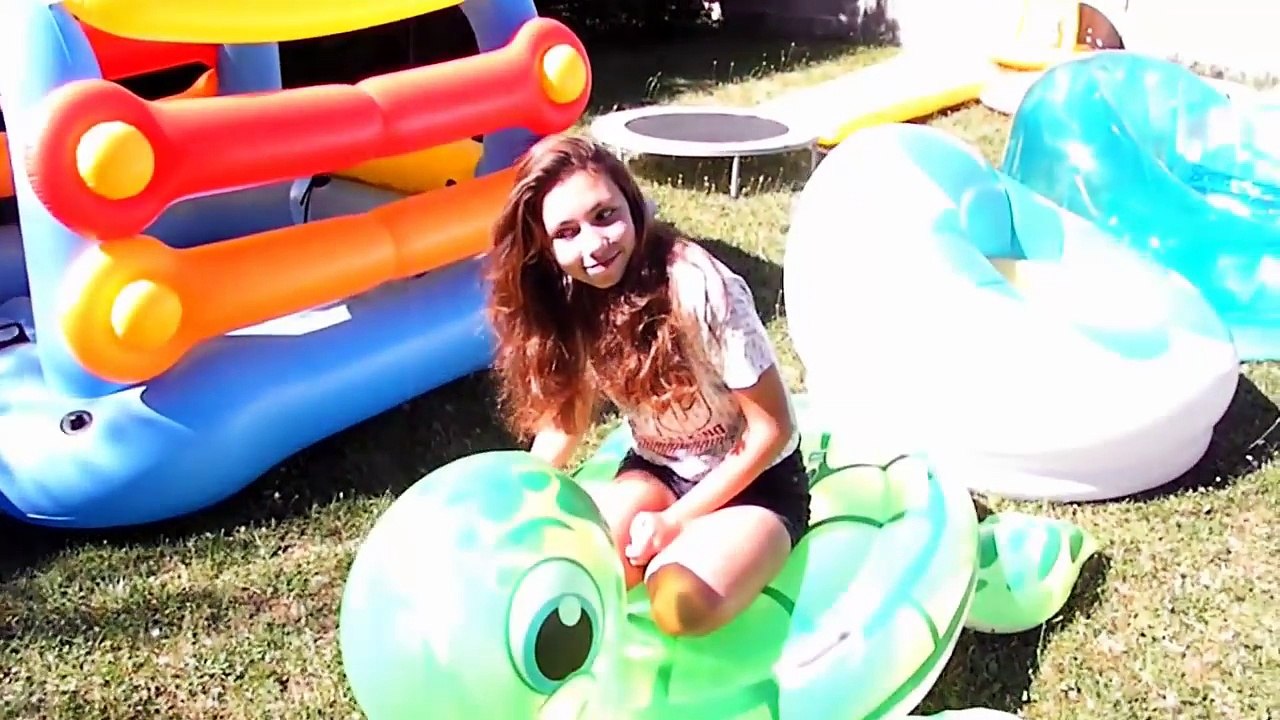 Total WipeOut Ninja Warrior Intervilles - Parodie des émissions par des enfants et Papa ! Outdoor !