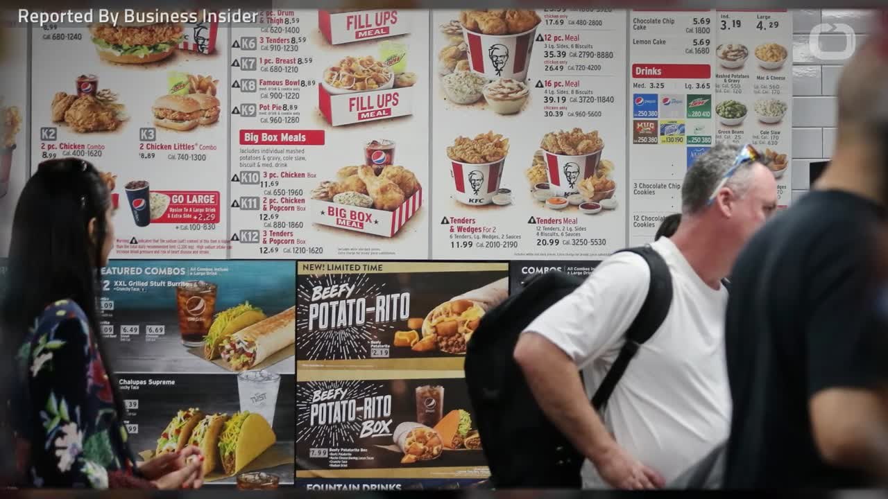 Chain Restaurants Required to Display Calories on Menus