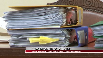 Rama: Akademia e Shkencave, jo më vende funeralesh - News, Lajme - Vizion Plus