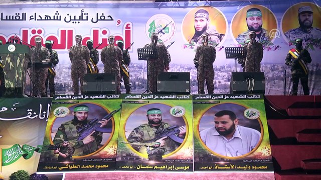 Gazze'de Kassam Tugayları şehitlerini anma töreni - GAZZE