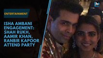 Isha Ambani engagement: Shah Rukh, Aamir Khan, Ranbir Kapoor attend party